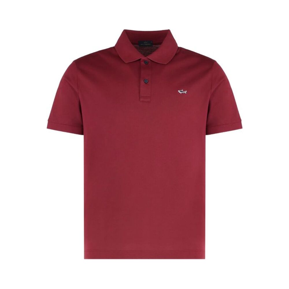 Paul & Shark Red Polo Shirts Men